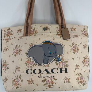 Coach Limited Edition Dumbo Tote Bag Pre-owned Excellent Condition Very Roomy